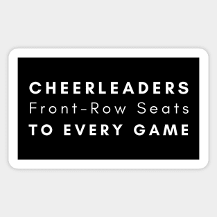 Cheerleaders Front-Row Seats To Every Game Sticker